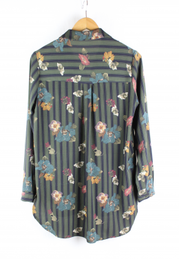 camisa rayas floral cayro