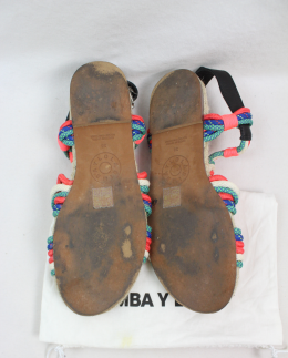 sandalias cuerdas bimba y lola 38