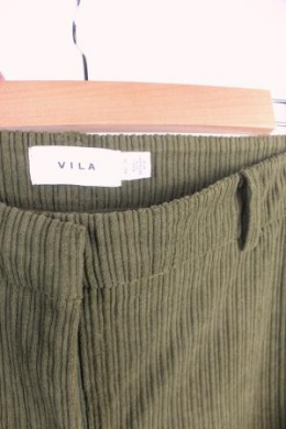 pantalon pana verde vila
