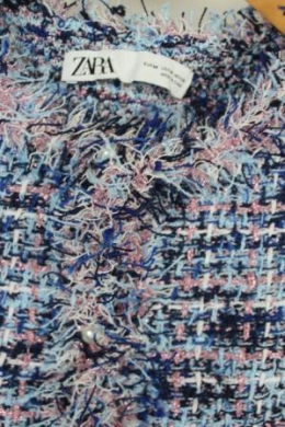 chaleco tweed zara