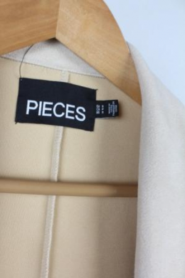 blazer larga antelina pieces