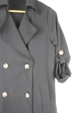 gabardina negra new colletion