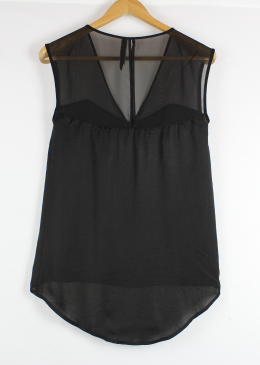 blusa satinada bershka