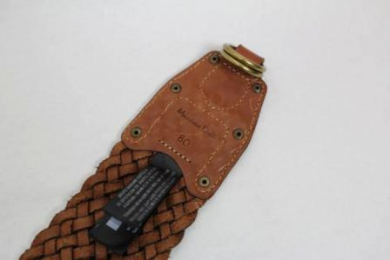 cinturon trenzado massimo dutti