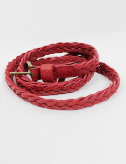 cinturon trenzado massimo dutti