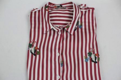 camisa satinada rayas dixie