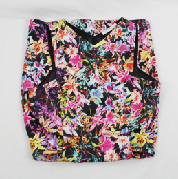 vestido estampdo bershka