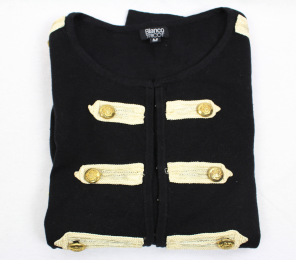 Chaqueta estilo militar blanco