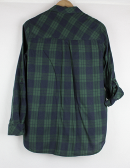 camisa tartan stradivarius
