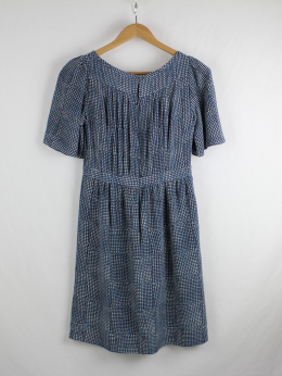 vestido seda banana republic