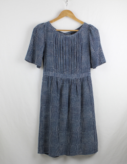 vestido seda banana republic