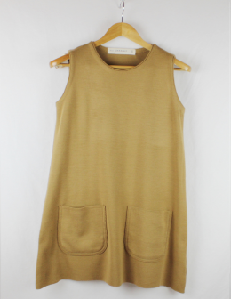 vestido punto zara