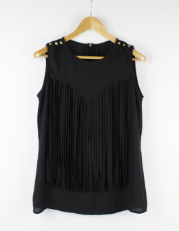 blusa flecos suiteblanco