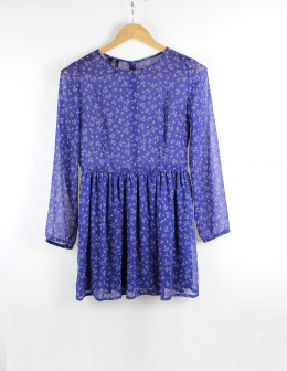 vestido gasa mango