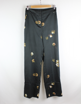 pantalon satinado mango