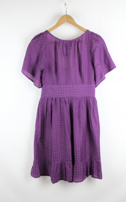vestido seda mango