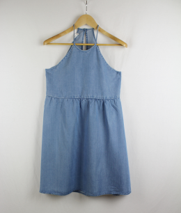 vestido denim mango s