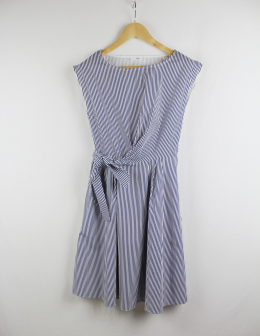 vestido rayas mango s