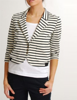 chaqueta rayas mango s