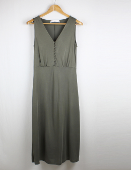 vestido punto mango s/38