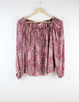 blusa paisley mango s/m/L