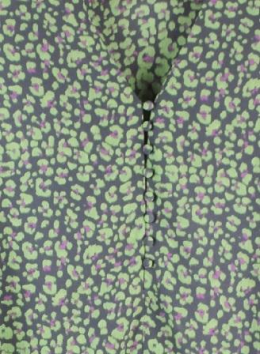 vestido estampado mango s-38