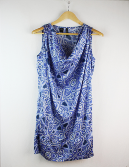 vestido estampado mango m-40