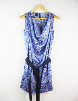 vestido estampado mango m-40