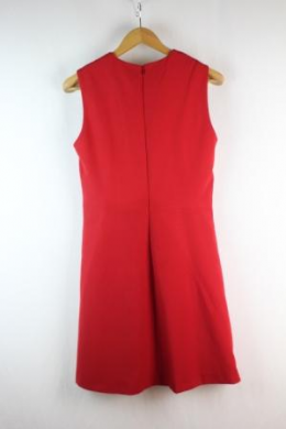 mini vestido rojo mango m