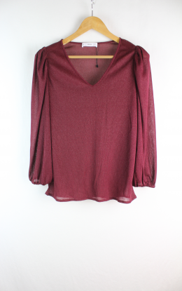 camiseta brilli granate s