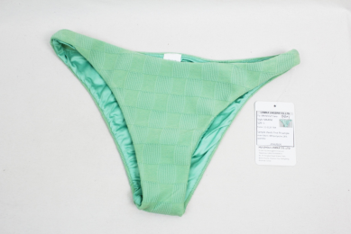 bikini 3 piezas verde texturizado