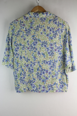 camisa oversize estampada mango s