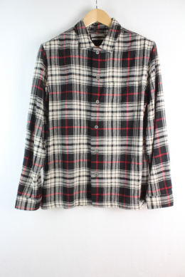 camisa cuadro hombre lana regular fit mango m