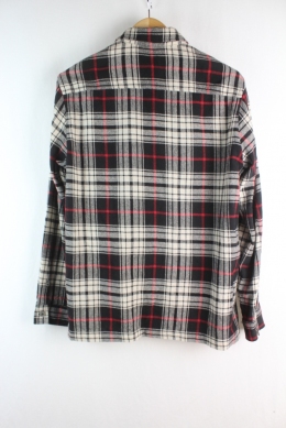 camisa cuadro hombre lana regular fit mango m