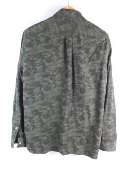 camisa camuflaje regular fit hombre mango m