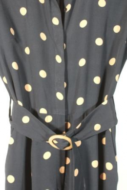 mono camisero de lunares mango