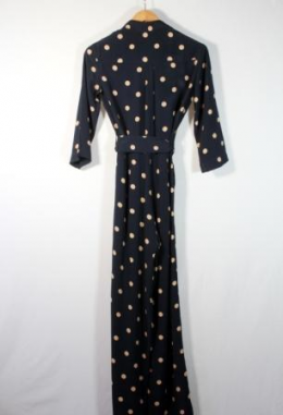 mono camisero de lunares mango