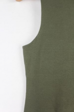 vestido punto verde