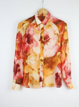 camisa gasa estampada 