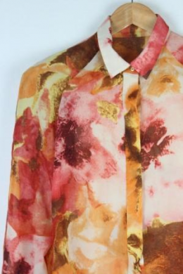 camisa gasa estampada 