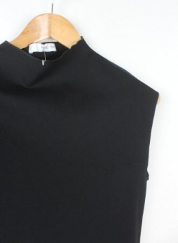 vestido negro mango
