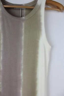 Vestido Canalé Estampado Tie Dye mango