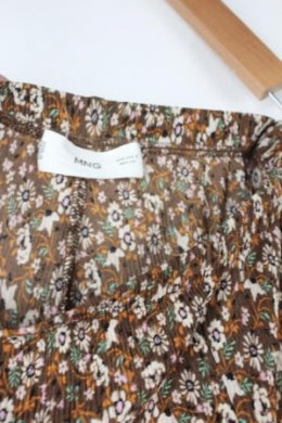 pantalon fluido floral mango