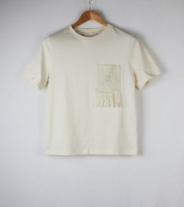 camiseta bolsillo crochet