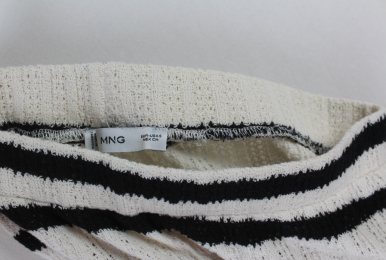 Pantalon rayas punto mango