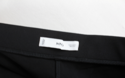 Pantalón skinny bajo aberturas mango