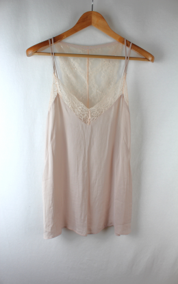 Top lencero nude mango