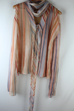 Blusa rayas estilo boho Dressall