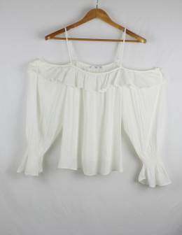 blusa off-shoulder mango