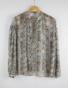 blusa animal print oversize